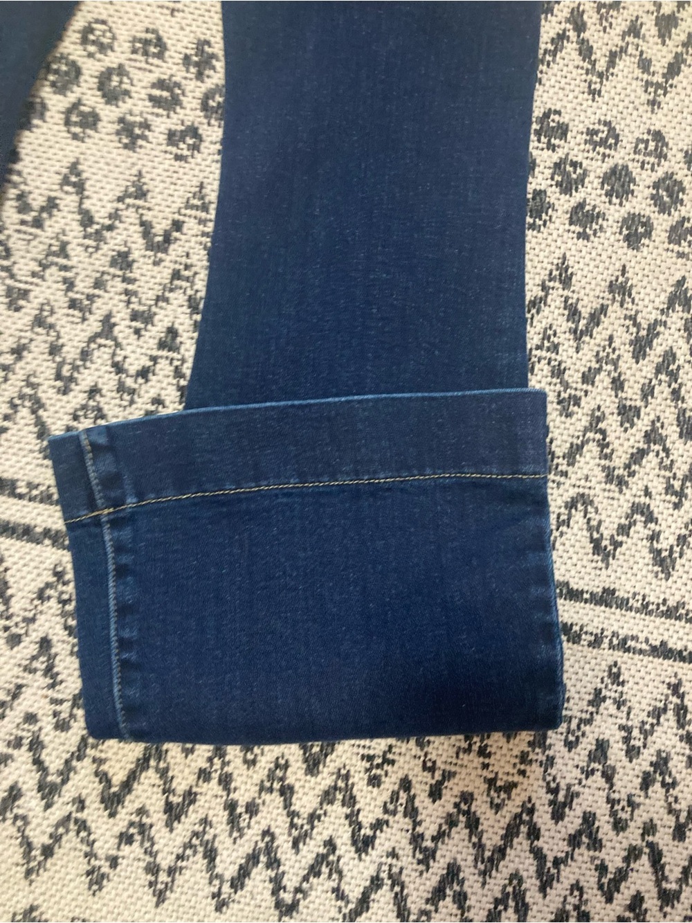 Women’s Dark Blue Flared Jeans - Picture 7 of 11